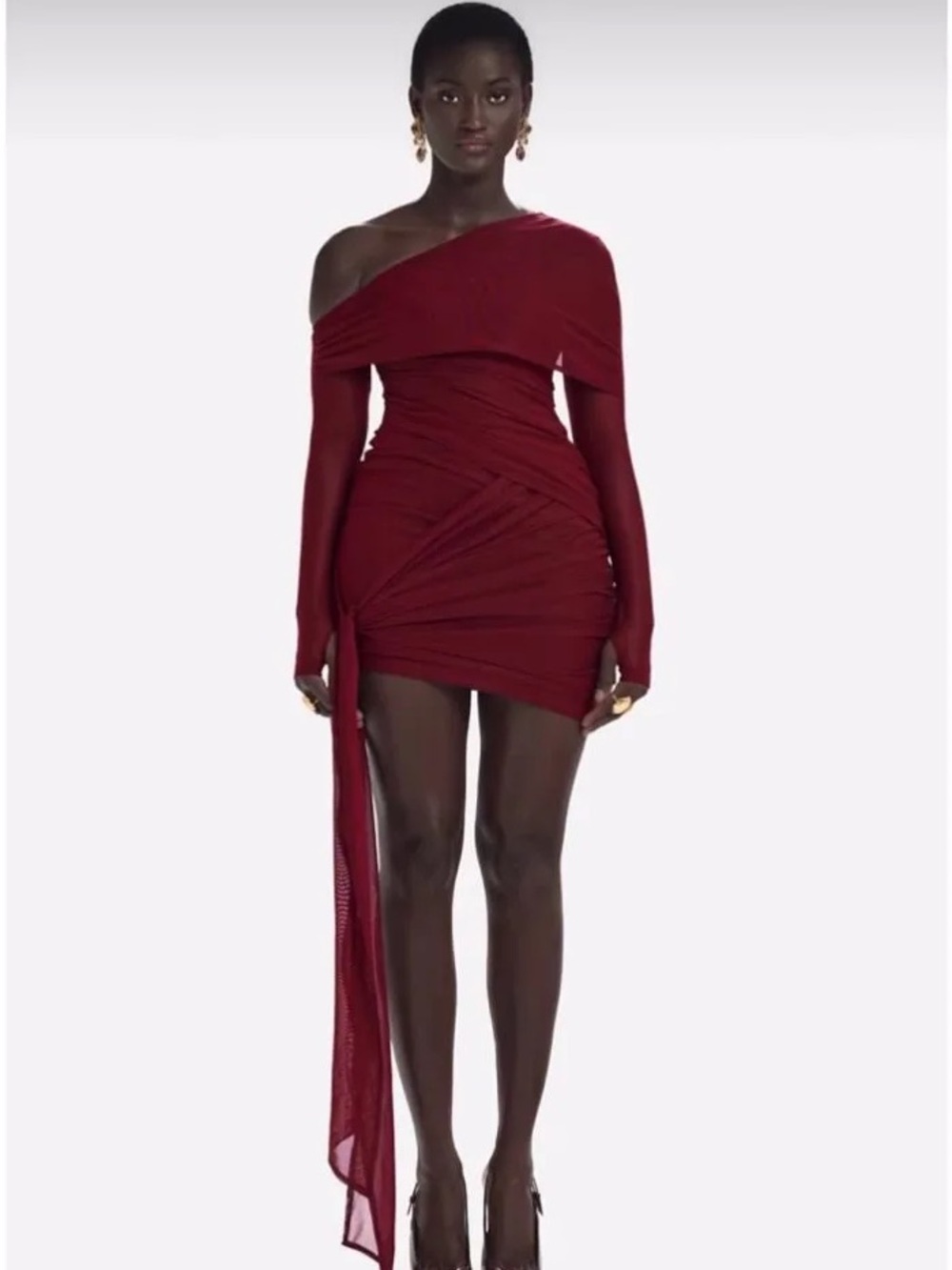 BBX Brand Verella “Dark Fem” Mesh Mini Dress